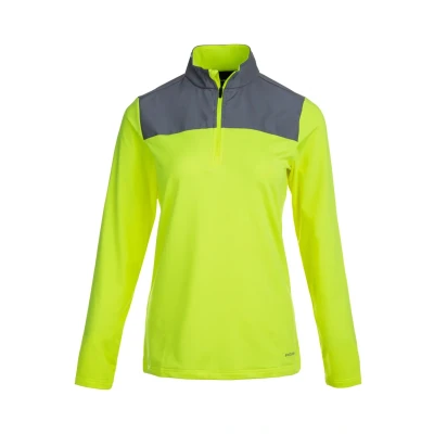 Abbildung von Endurance Midlayer Tusina Langarmshirt, Damen, Größe: 36, Safety yellow