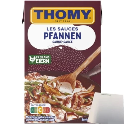Abbildung von Thomy Les Sauces Pfannen Sahne Sauce (250ml Packung) + usy Block
