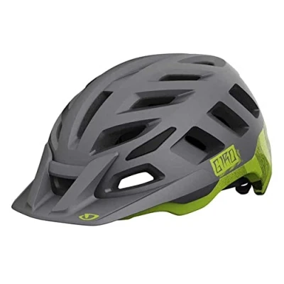 Abbildung von Giro Bike Unisex Erwachsene Radix Fahrradhelme, Matte Met Black/Ano Lime 22, L