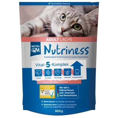 Abbildung von NutriQM Nutriness Lachs 5 x 800g