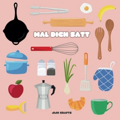Abbildung von Malbuch für Erwachsene und Jugendliche: ausgewählte Illustrationen rund um das Thema Küche Essen, Ausmalen Entspannung Stressabbau