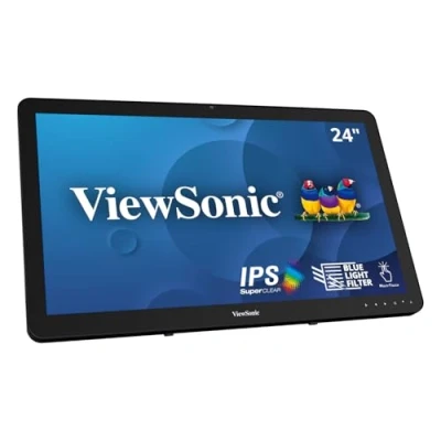 Abbildung von Viewsonic TD2430 59,9 cm (24 Zoll) Touch Monitor (Full HD, HDMI, DP, USB 3.0 Hub, 4 Jahre Austauschservice) Schwarz