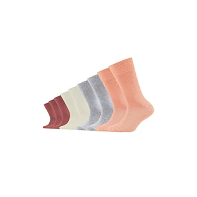 Abbildung von s.Oliver Online Junior Essential 9 PACK Socken für Kinder, Größe: 27 30, Peach nectar