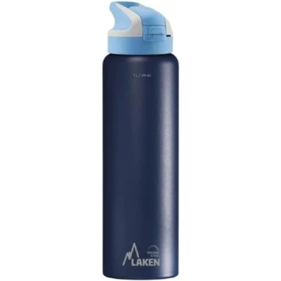 Abbildung von Laken Unisex Erwachsene Thermoskanne TS10A Thermoskanne, Blau, 18/8 1L