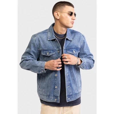 Abbildung von Redefined Rebel Jeansjacke, Herren, Größe: Medium, Light blue