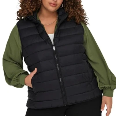 Abbildung von ONLY Carmakoma Carnew Tahoe CC OTW Weste, Damen, Größe: S 42/44, Black