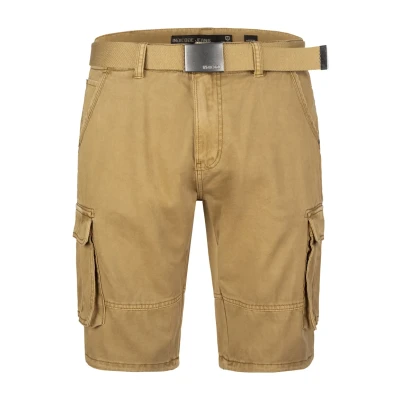 Abbildung von Indicode Jeans Blixt Shorts, Herren, Größe: Small, Amber