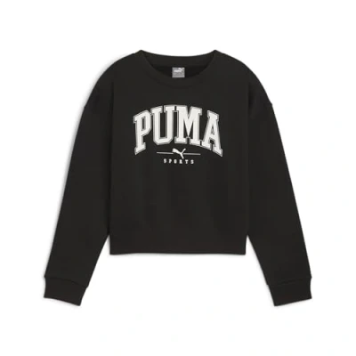 Abbildung von Puma Squad CREW Unisex Sweatshirt für Kinder, Größe: 176, Black