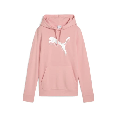 Abbildung von Puma ESS metallic Kapuzenpullover Pink fruitmetallic silver, Damen, Größe: XXL, fruit silver