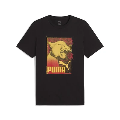 Abbildung von Puma Graphics Photoprint Tshirt print, Herren, Größe: Small, Black