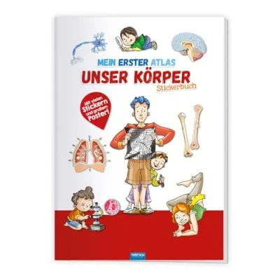 Abbildung von Trötsch Stickerbuch Mein erster Atlas Unser Körper: Beschäftigungbuch Lernbuch