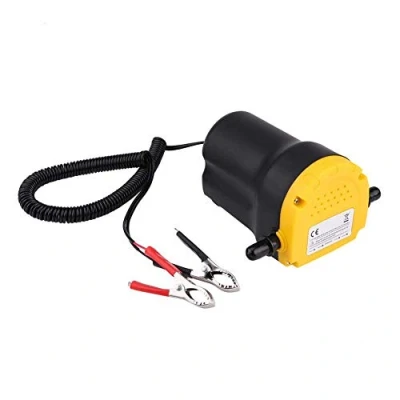 Abbildung von Ölabsaugpumpe Dieselpumpe, 12V 60W Ölpumpe Absaugpumpe Heizölpumpe Ölwechsel Pumpe, 4L / Min Kraftstoffpumpe zum Motoröl Heizöl