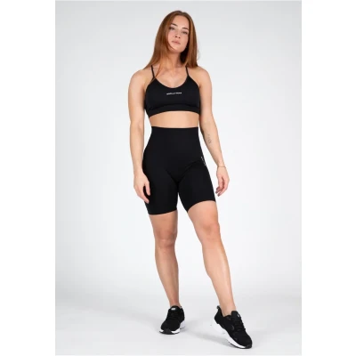 Abbildung von Gorilla Wear Quincy Seamless Cycling Leggings Hosen, Damen, Größe: M/L, Black