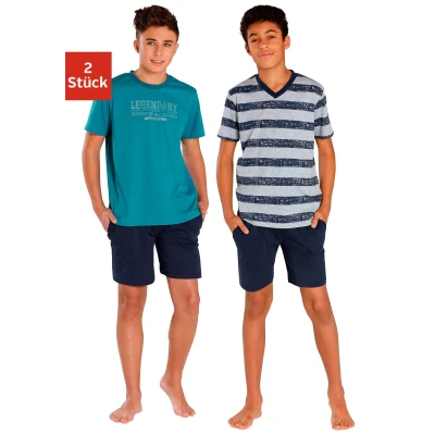 Abbildung von le jogger Pyjama, (4 tlg., 2 Stück), mit unterschiedlichen Shirts