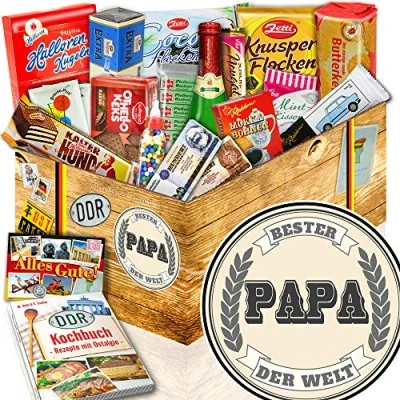 Abbildung von Bester Papa der Welt ++ Süße DDR Geschenkbox Geburtstags Idee