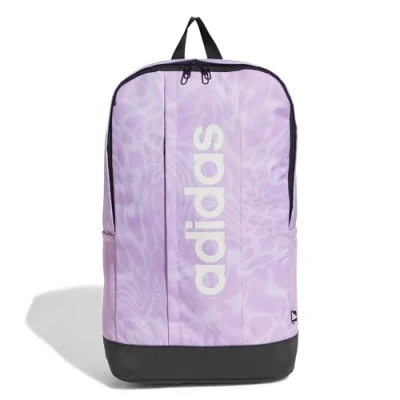 Abbildung von adidas Performance Linear Backpack Graphics Tagesrucksack, Damen, Größe: One Size/No Size, Ice lavender/bliss lilac/white
