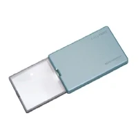 Abbildung von Zakformaat loupe, Uitschuifbaar, Vergrotings factor 4x, Lens afmeting 82x50 mm.