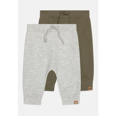 Abbildung von Name it Nbntakki PANT Unisex 2 PACK Stoffhose für Kinder, Größe: 86, Light grey melange