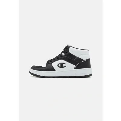 Abbildung von Champion Rebound 2.0 MID Basketballschuh, Herren, Größe: 42.5, White/black Hochwertiges lederimitat