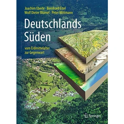 Abbildung von Deutschlands Süden vom Erdmittelalter zur Gegenwart