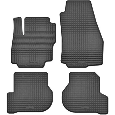 Abbildung von Gummimatten Fußmatten 1.5 cm Rand kompatibel mit Ford Grand C MAX (Bj. 2010 2018) ideal angepasst 4 Teile EIN Set