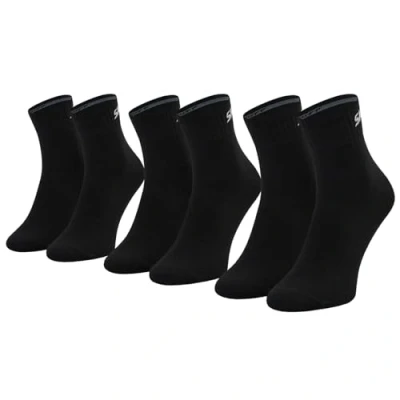 Abbildung von Skechers 3PPK Unisex Mesh Ventilation Quarter Socks SK42017 9999, socks, black, 35 38 EU