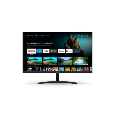 Abbildung von SPC Smart Monitor 24 Android TV 24&quot; Full HD, integrierte Lautsprecher, Mobilfunkverbindung, ultraflaches Design, Fernbedienung, Zugang zu Streaming Inhalten (Netflix, Prime Video, YouTube)