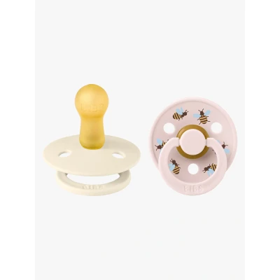 Abbildung von BIBS Studio Colour Bumblebee Schnuller 2er Pack Latex Größe 2, Ivory