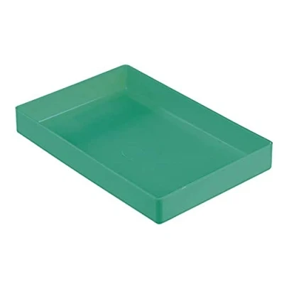 Abbildung von hünersdorff Einsatzbox aus hochschlagfestem Polystyrol (PS), Maße: 160 x 108 23 mm, Farbe: grün