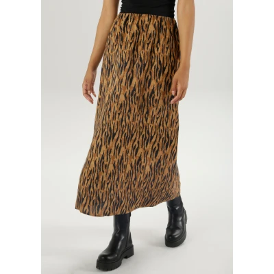 Abbildung von Aniston SELECTED Maxirock, mit Animal Print NEUE KOLLEKTION