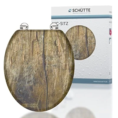 Abbildung von Schütte WC Sitz &quot;Solid Wood&quot;, MDF Holzkern