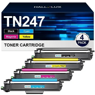Abbildung von TN 243CMYK 247 Tonerkartusche TN247 TN243 Toner Kompatible für Brother TN243CMYK 243 MFC L3750CDW DCP L3550CDW L3770CDW L3710CW L3510CDW (4er Pack)
