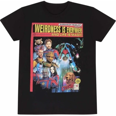 Abbildung von Henry Tiger Marvel Guardians OF THE Galaxy Magazine Tshirt print, Herren, Größe: Small, Black