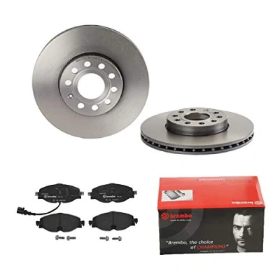 Abbildung von BREMBO BREMSSCHEIBEN Ø288MM + BREMSBELÄGE VORNE FÜR VW GOLF VI SEAT LEON VII