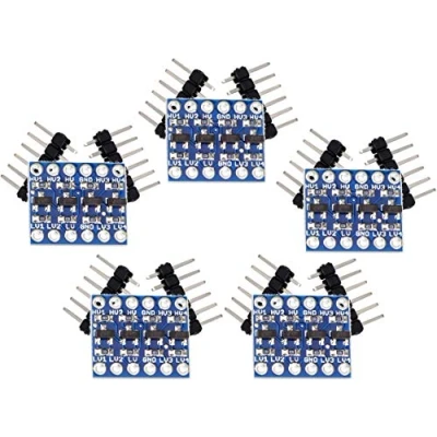 Abbildung von 5 stücke 4 Kanal IIC I2 C Logic Levels Konverter Bidirektionale Modul V zu 3,3 kompatibel