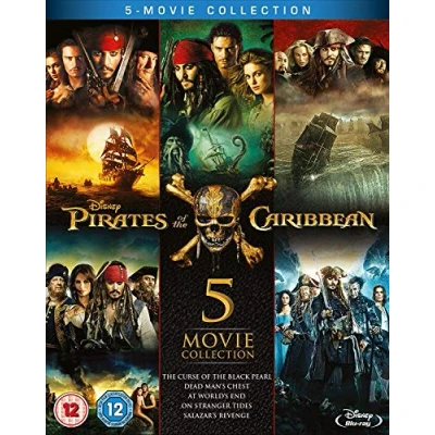 Abbildung von Pirates of the Caribbean 1 5 (Blu ray) [2017] [Region Free] [UK Import]
