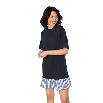 Abbildung von Trendyol Freizeitkleid, Damen, Größe: Small, Navy blue
