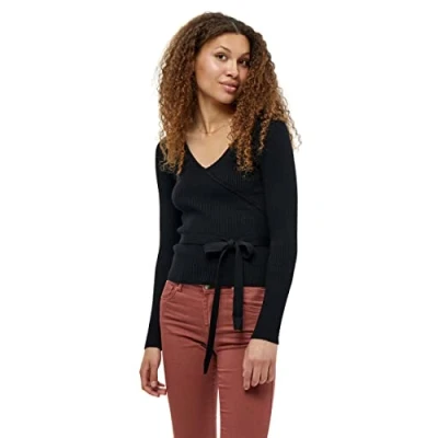 Abbildung von DESIRES Damen Jea Wrap Cardigan Schwarz L
