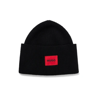 Abbildung von HUGO XAFF Mütze, Größe: One Size, Black