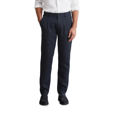 Abbildung von Marc O&#039;Polo OSBY Pleats Stoffhose, Herren, Größe: 33x32, Dark navy