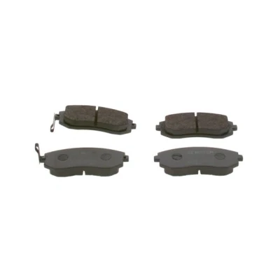 Abbildung von BOSCH 0 986 494 558 Bremsbelagsatz Low Metallic mit akustischer Verschleißwarnung SUBARU: XV I, Impreza III Schrägheck, Forester IV