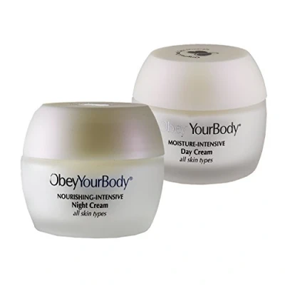 Abbildung von 2 x Obey Your Body Tagescreme Cream Intensive Feuchtigkeitscreme SPF 15 und Night im Set je 50ml Obeyyourbody Sparset