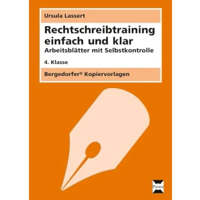 Abbildung von Rechtschreibtraining einfach und klar 4. Kl.: Arbeitsblätter mit Selbstkontrolle (4. Klasse)