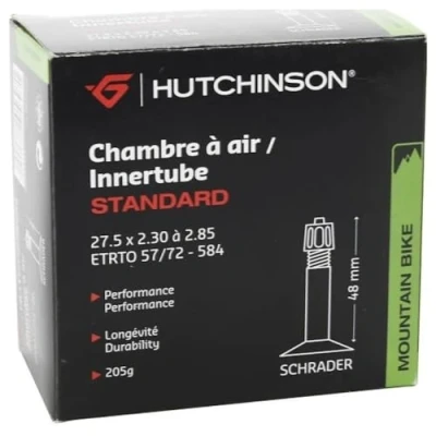 Abbildung von Hutchinson SNC Schlauch MTB Standard AV, Schwarz, 27.5 x 2.30 2.85&quot; Schrader Ventil 48 mm