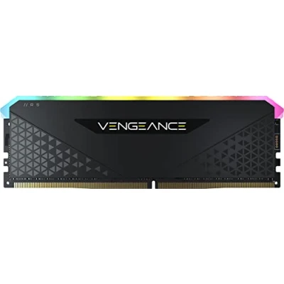 Abbildung von Corsair Vengeance RGB RS 8 GB (1 x GB) DDR4 3.200MHz C16 Arbeitsspeicher (Dynamische Beleuchtung, Kompatibilität mit Intel &amp; AMD 300/400/500 Series) Schwarz