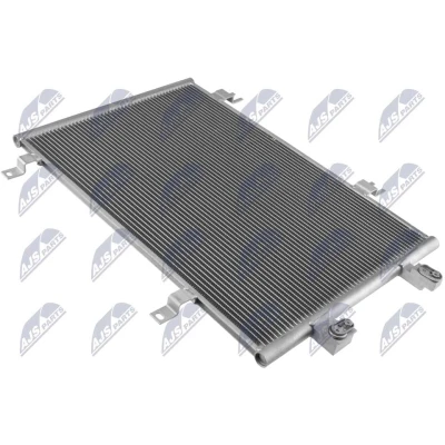 Abbildung von NTY CCS MZ 020 Klimakondensator ohne Trockner Aluminium R134a, R1234yf MAZDA: 2 Schrägheck