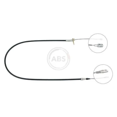 Abbildung von A.B.S. K11267 Handbremsseil 1640 Scheibenbremse für Links /Rechtslenker MERCEDES BENZ: W123 Limousine, /8 Coupe