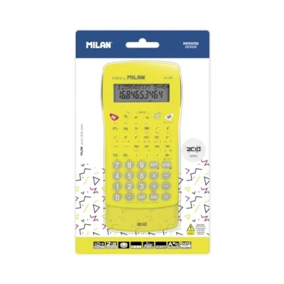 Abbildung von MILAN® Blisterpackung Wissenschaftlicher Taschenrechner M228 Serie Acid, Gelb MILAN