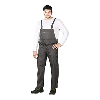 Abbildung von Reis SMS_52 Master Schutzlatzhose, Grau/Stahl Blau, 52 Größe