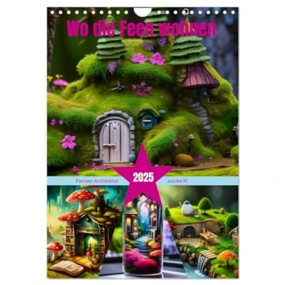 Abbildung von Wo die Feen wohnen (Wandkalender 2025 DIN A4 hoch), CALVENDO Monatskalender